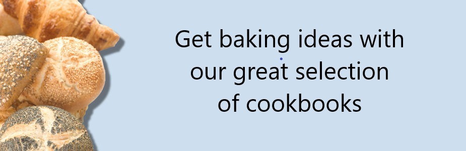 Get baking ideas with our cookbooks